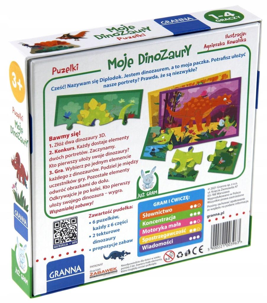 GRA MOJE DINOZAURY 3963
