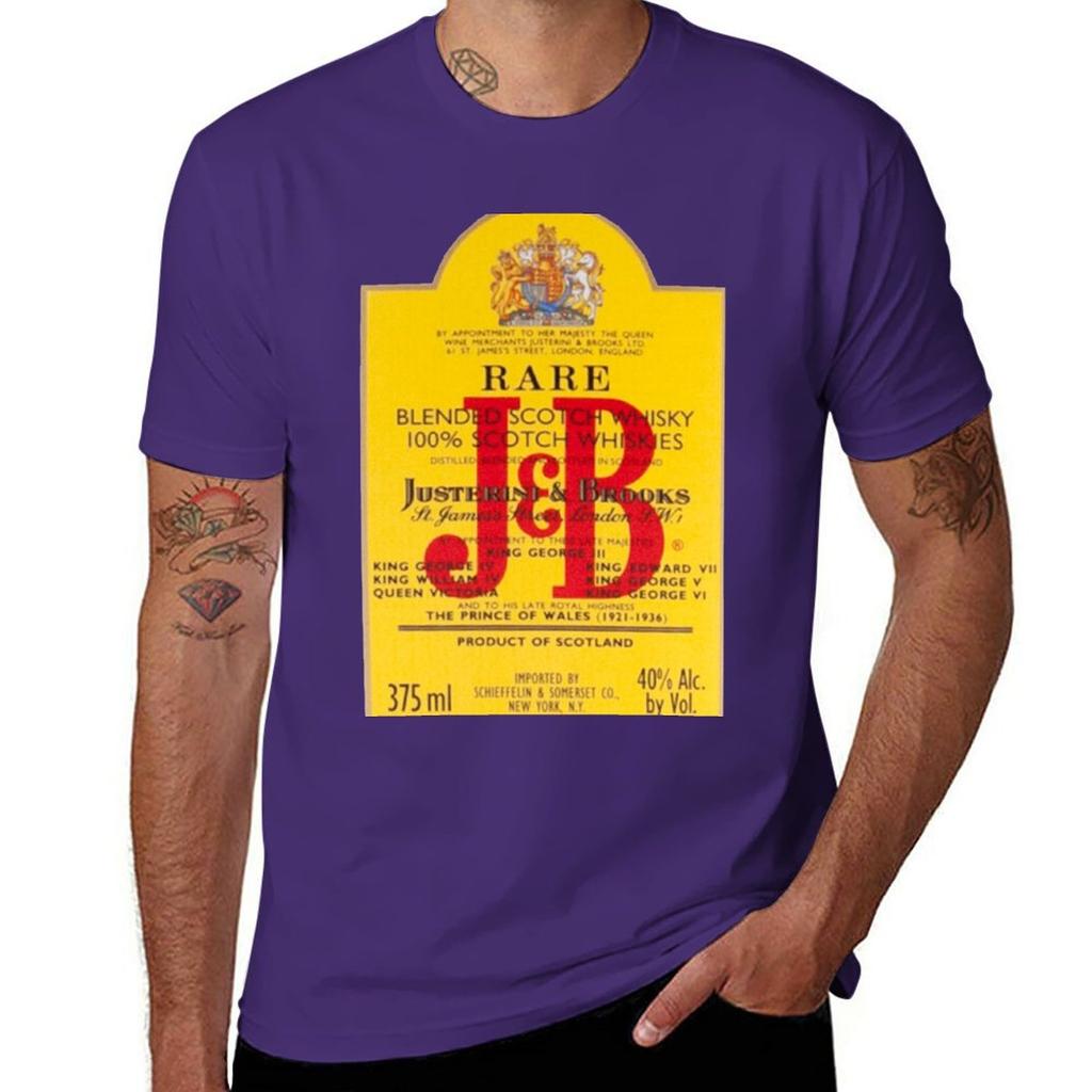Jb Rare Scotch Whisky Blend Tshirt Tees Graphics T Shirt Black Tshirts For Men