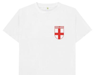England Crest Badge T Shirt T-Shirt Mens Kids