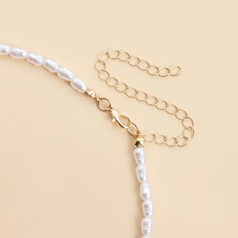 Sophisticated Baroque Styles Pearls Necklace Featuring Long Tassels Jewelry Accessory for Elegant and Graceful Look