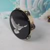 Double Row Hand Held Drum Rainbow Wood Children's Drum Durable Tambourine  Musical Instrument