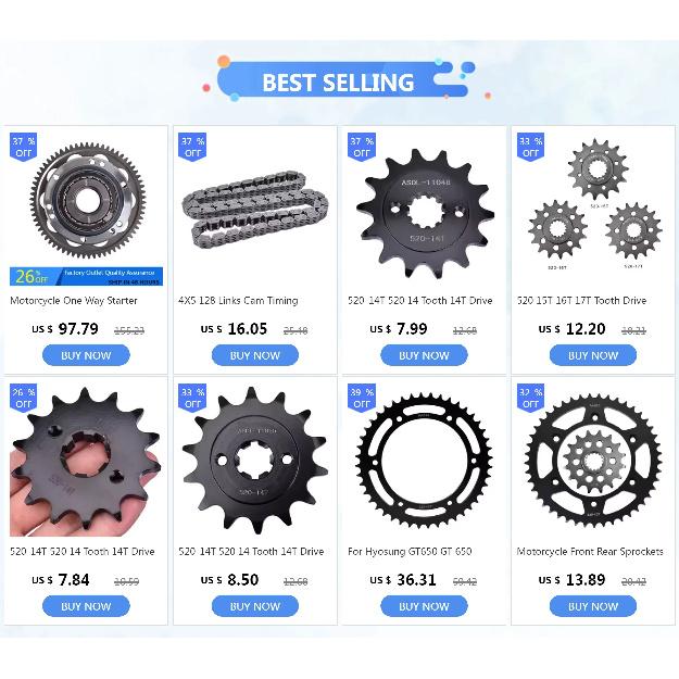 525 14T Motorcycle Front Sprocket For Benelli BN600 TNT600 BN302 2015-2020 500 Leoncino TRK502 TRK502X 2018-2020 600CC