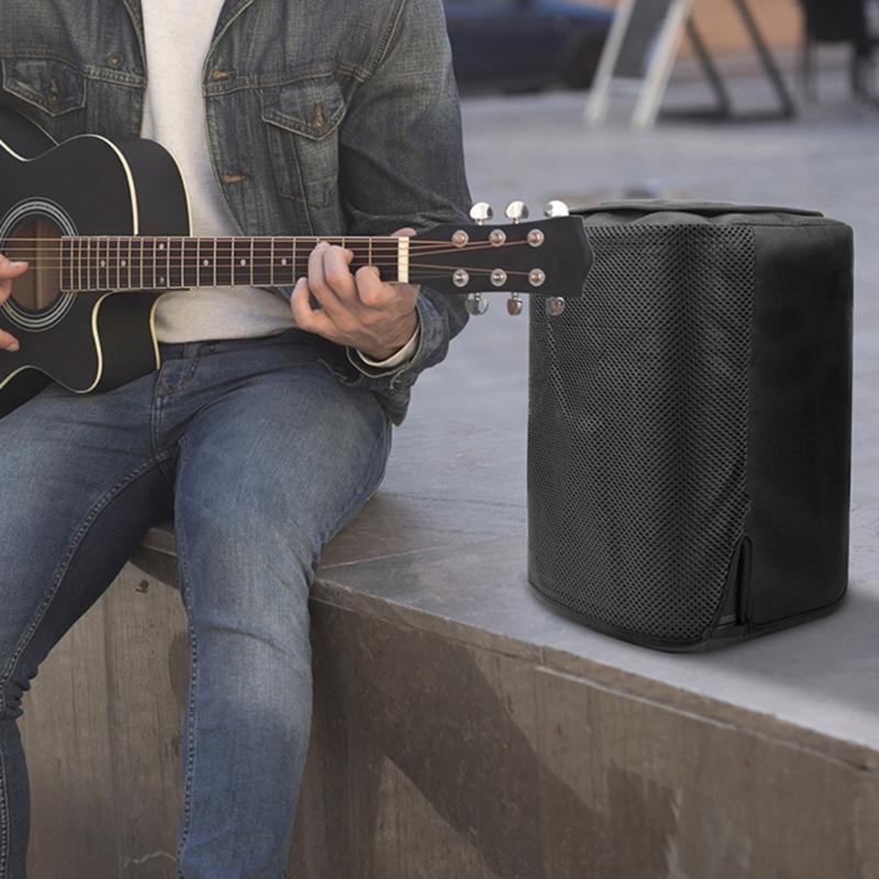 Durability Nylon Speakers Cover for Pro+ Speakers Portable K Song Systems with Easy Access Side Sticker Speakers Bag
