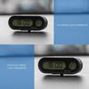 Car Auto LCD Display 2 In 1 Mini Car Digital Clock Thermometer for Time Monitor Portable Electronic LED Display Only Cel