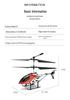 2.4G Alloy 3.5 Channel Remote Control Helicopter with Altitude Hold