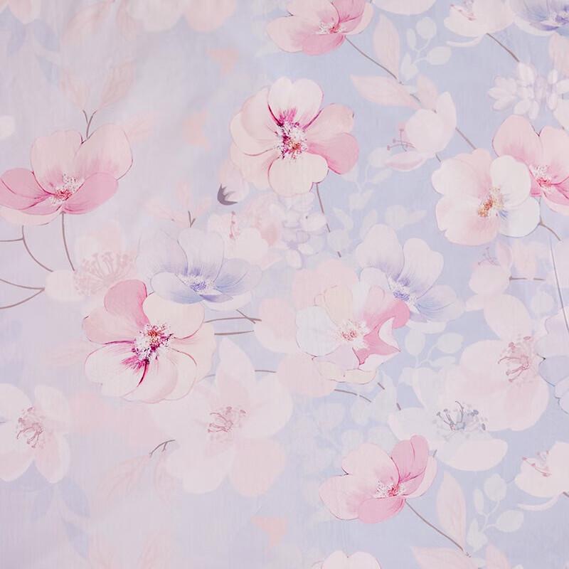 LUOLAI 'Moonlight Floral' Cotton Bedding Set