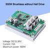 DC 12-36V  500W 15A Brushless Hall Free Motor Driver Board  Motor Foward Reverse Speed Controller Control Switch Module