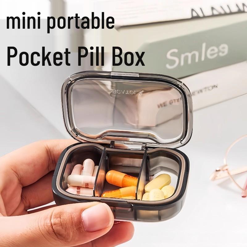 Compact Silicone Medicine Box: Portable, Dustproof, Moisture-Proof, Sealed for High-Value Storage.