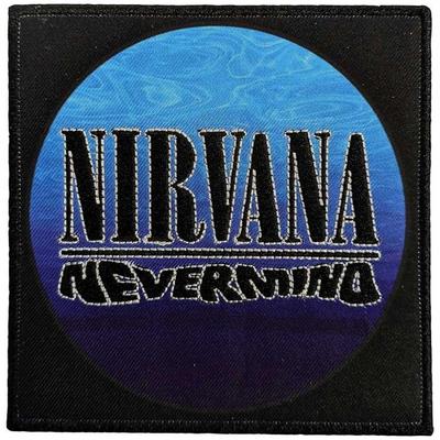 Nevermind Wavy Logo Iron On Patch