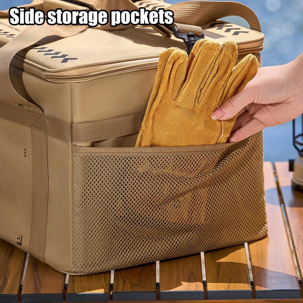 Camping Storage Bag Camping Container Soft Gear Bag 36L Waterproof Cooler Large Capacity Folding Case For Beach Picnic BBQ Juice