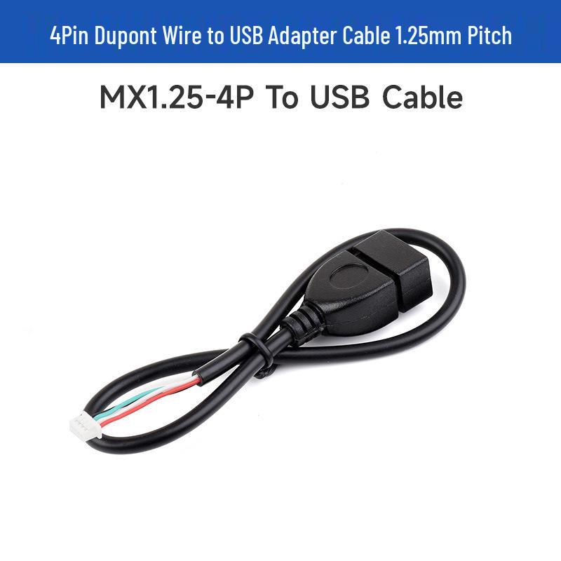 Кабель MicroSnow MX1.25 4-контактный на USB-A Female для Luckfox Lyra MX1.25-4P To USB Cable