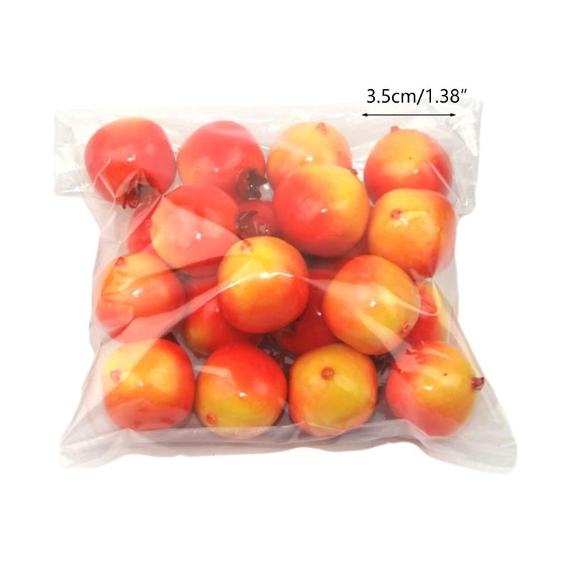 20pcs Artificial Foam Fruit Simulation Lemon Strawberry Wedding Decoration Kitchen Food Photography Props Kindergarten