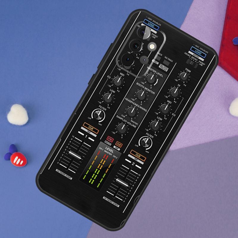 Music DJ Controller Mixer Case For Samsung Galaxy A55 A35 A32 A12 A22 A52 A06 A54 A34 A14 A56 A36 A26 A16 A13 A53 A15