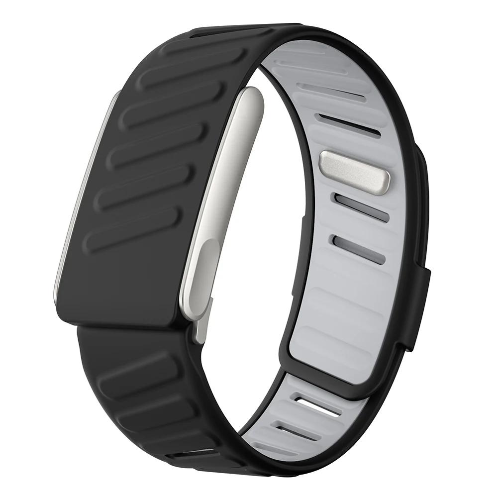 For WHOOP 5.0/MG SportFlex Wrist Band Soft-Touch Silicone Waterproof and Sweatproof Adjustable Strap 5.0/MG SportFlex Compatible