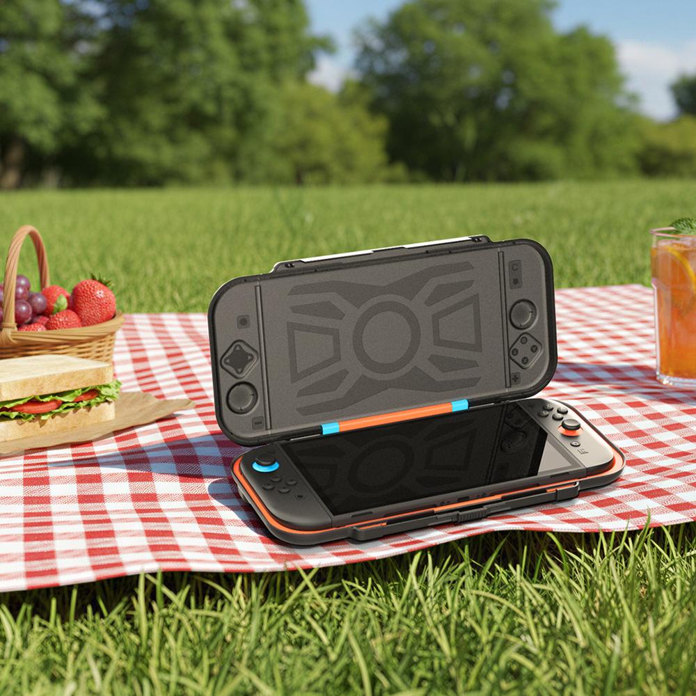 DOBE FOMIS ELECTRONICS TNS-51112 For Nintendo Switch 2 Carrying Case Game Console Hard Shell Protective Cover with 14 Game Card Slots