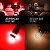 W5W 2825 LED Red Trunk Light T10 Dome Door Interior Map License Plate Light 2X