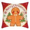 New Christmas Pillowcase Letter Linen Print Home Sofa Pillowcase Bedside Pillowcase