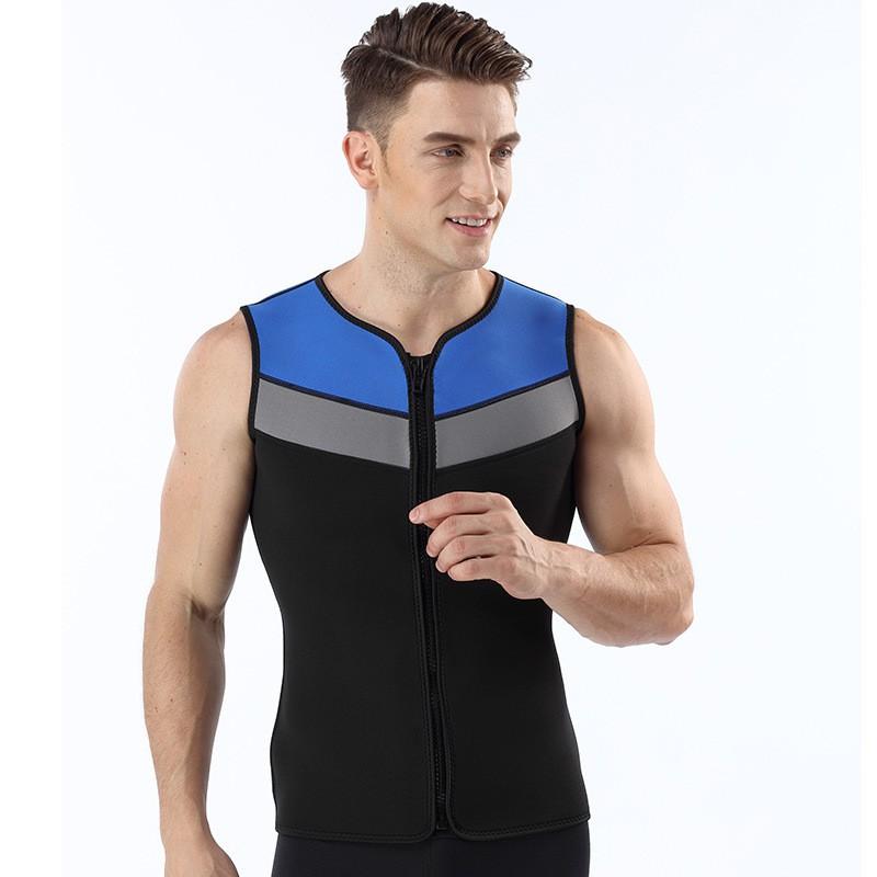 3mm Neopreen Mouwloos Wetsuit Vest Duiken Snorkelen Surfen Watersporten Mannen Volwassene Thermische Bescherming