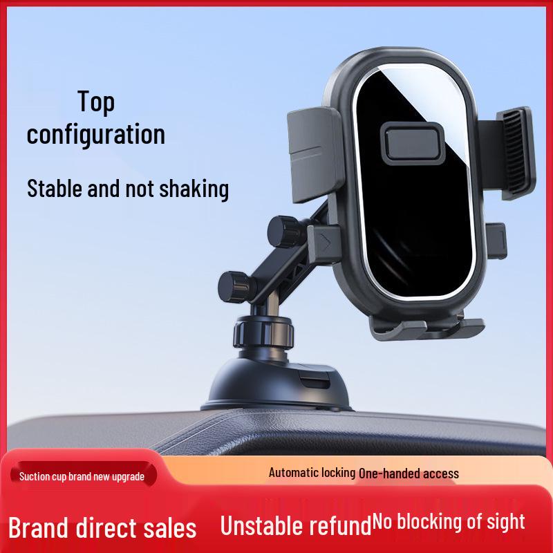 Adjustable Suction Cup Car Phone Holder for Console or Windshield