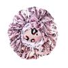 New Large Satin Bonnet Silk Night Sleeping Cap with Head Tie Band Bonnet Edge Wrap for Women Curly Braid Hair
