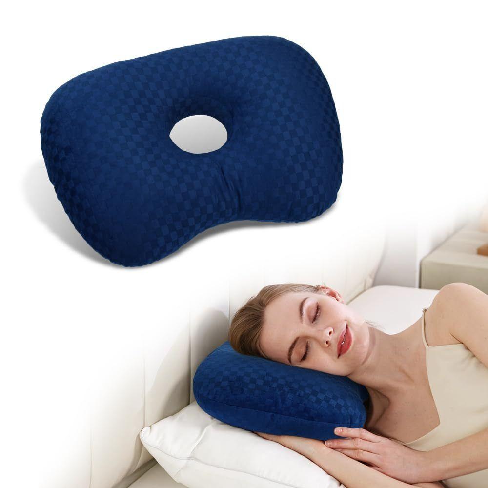 Cotton Filling Ear Piercing Pillow Breathable Earring Pillow  Side Sleepers Accessories