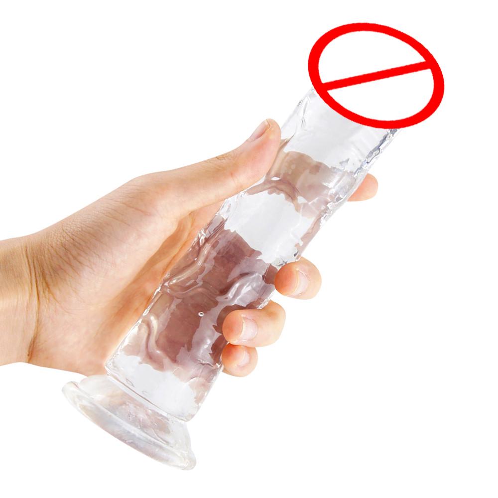 Realistic Dildo With Super Strong Suction Cup Erotic Jelly Dildo Sex Toys for Woman Artificial Penis
