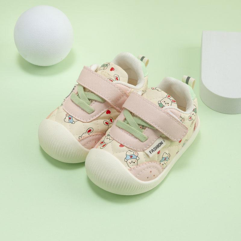 

Модная обувь для девочки Весенний новый стиль Повседневная обувь для мальчика Нескользящая обувь на мягкой подошве Детская обувь Комфортная обувь для ходьбы для девочек Детская обувь 17insole12.5cm розовый