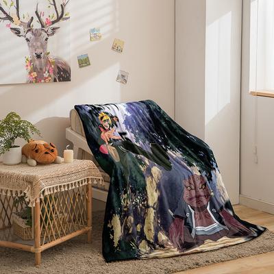 Cartoon Series Double-Sided Flannel 3D Digital Printing Blanket Blanket