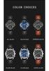 Fashion Sanda 5012 Top Brand Men's Quartz Watch Leather Strap Six-hands Dial Business Casual Creative Cool Clock Men Wristwatch