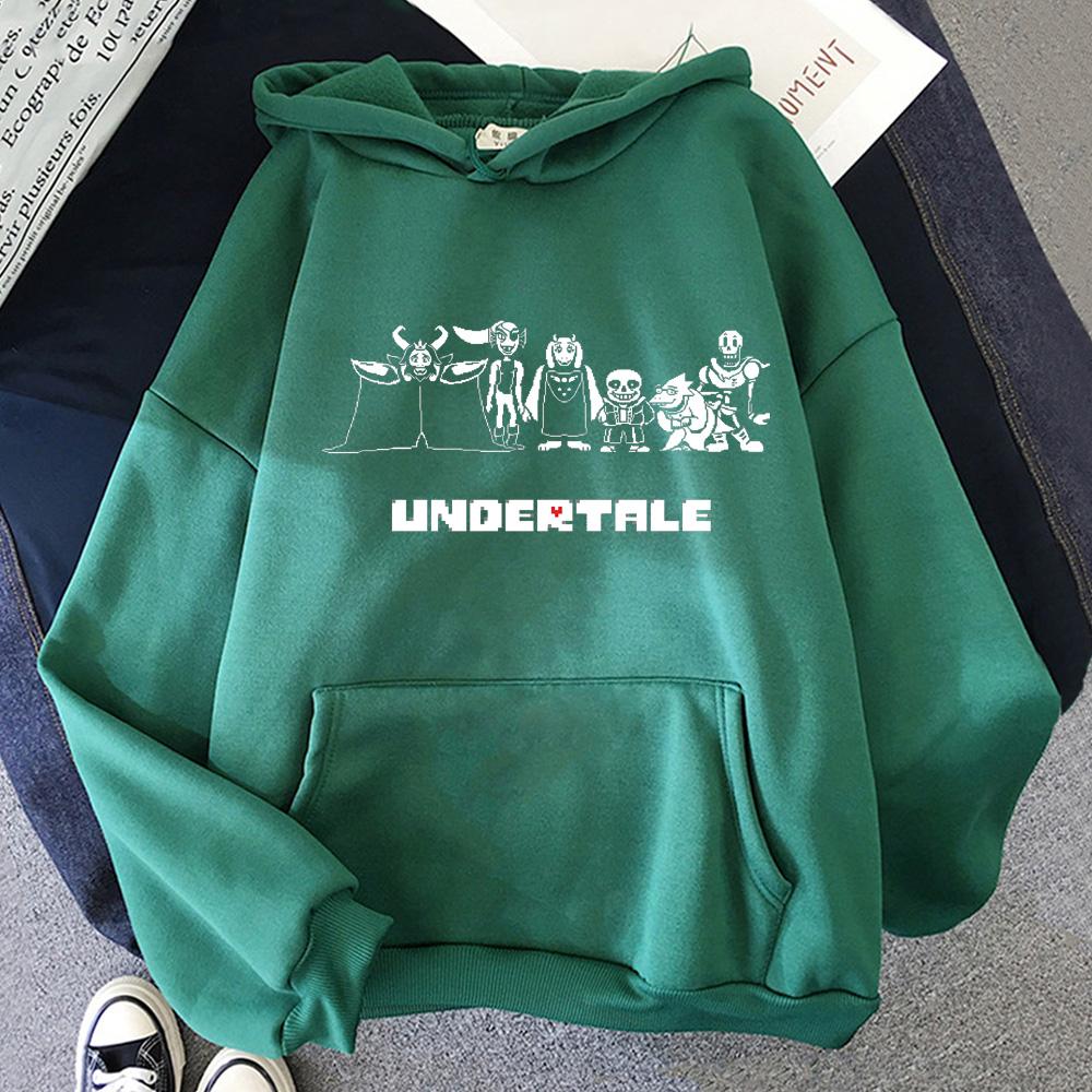 

Толстовка з принтом персонажа гри Undertale, повсякденна толстовка в стилі Харадзюку, флісовий одяг, унісекс, з кишенею, толстовка XL