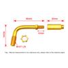 Sclmotos- CNC Motorcycle 90 Degree Adjuster Throttle Cable Screw Head Brake Clutch Wire Cable For Dirt Pit Bike Moped Scooter