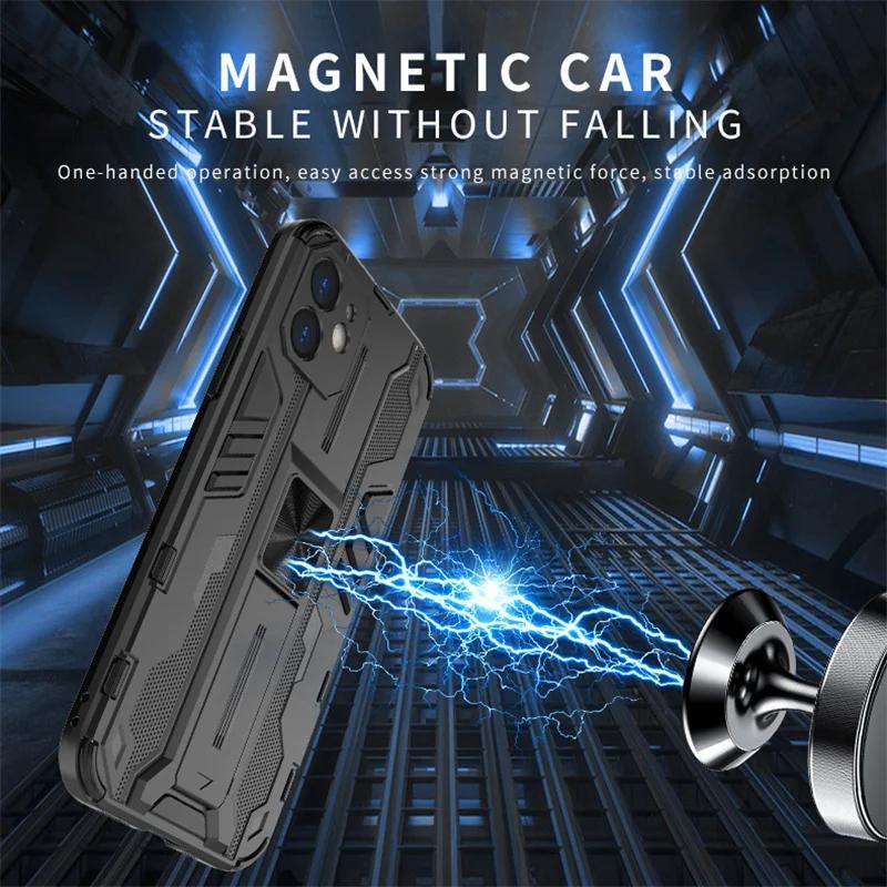 For Poco F5 Pro 5G Case Shockproof Armor Kickstand Phone Case For PocoF5Pro Poko Little F5 Pro F5Pro 5G Car Magnetic Stand Cover