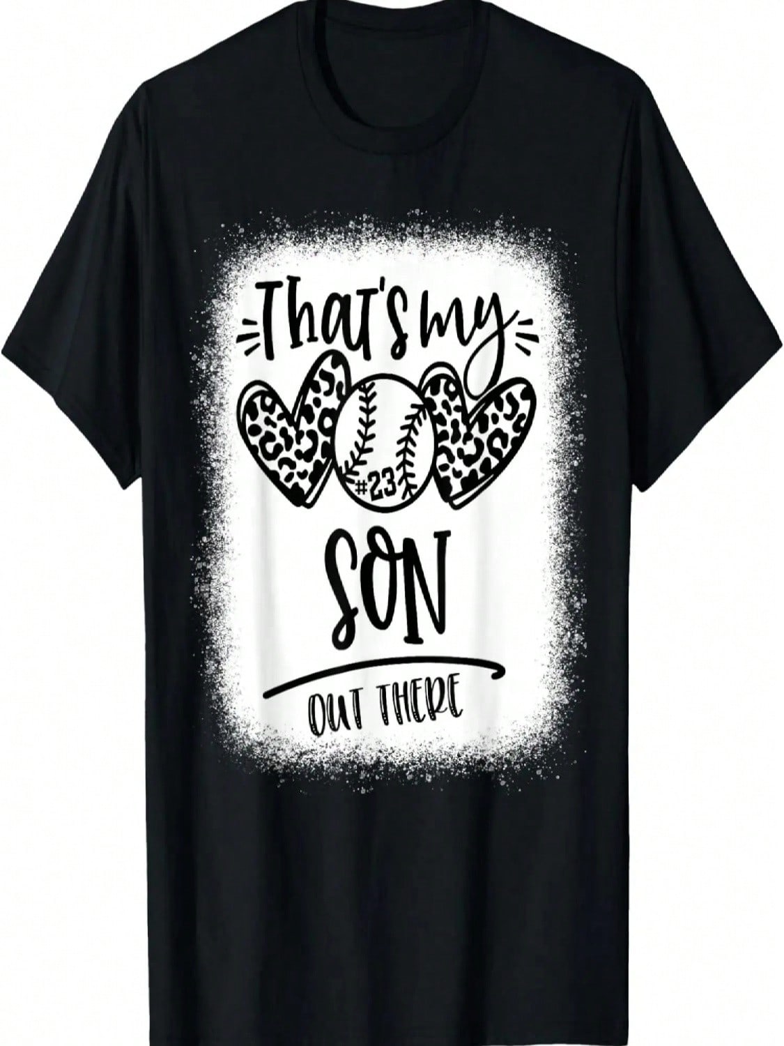 That s My Son Out There Number 23 Baseball Mom & Dad T-Shirt S разноцветный