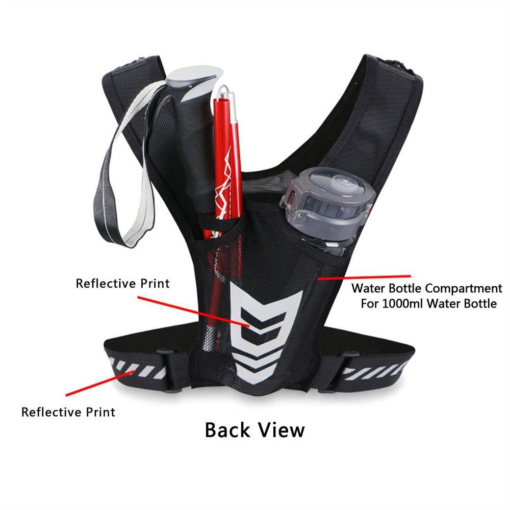 Phone Cards Bag Water Bottle Holder Running Backpack Reflective Vest Running Bag Running Vest