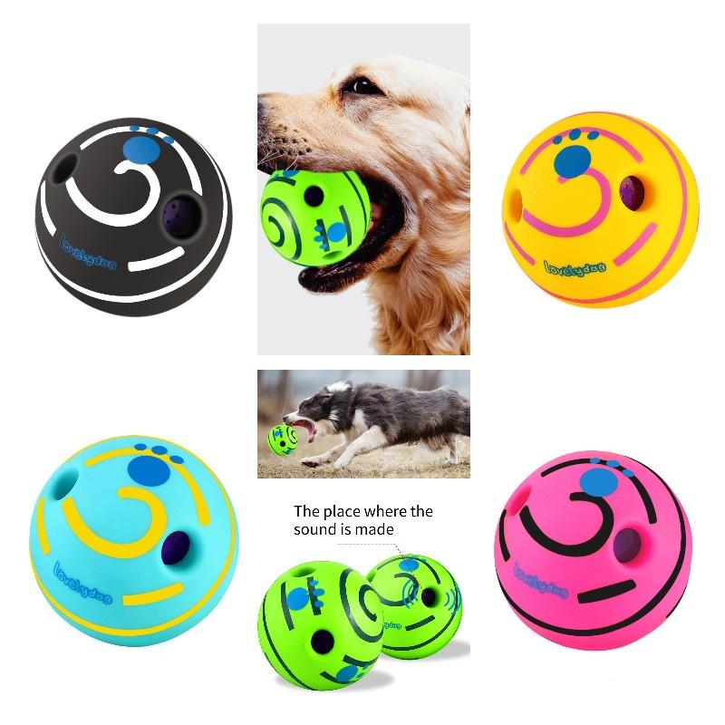 Fun And Durable Squeaky Ball Toy For Dogs 14cm