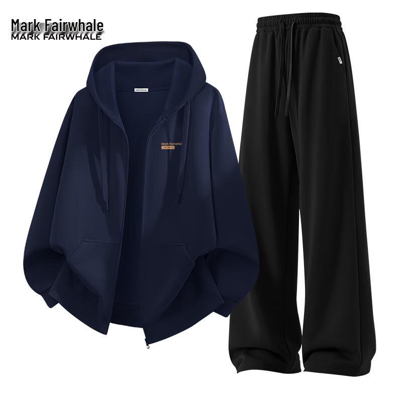 Mark Fairwhale Men's Zip-Up Hoodie and Jogger Tracksuit Set