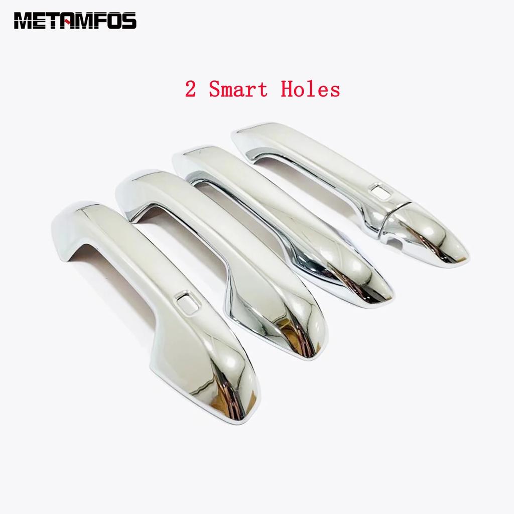 For Kia Seltos - 2024 2025 Carbon Fiber Side Door Handle Bowl Cover Trim Protection Cap Exterior Accessories Car Styling