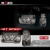 Carmate Car Pedal Set RAZO GT Spec AT-SS BLACK Chrome for Suzuki Hustler and other models RP109BCR