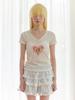 HETIT Rose Heart Angel T-Shirt (Pure White)