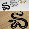 1Pc 3D Metal Snake Car Side Fender Rear Trunk Emblem Badge Sticker Decals for  JEEP Wrangler,Car decorations