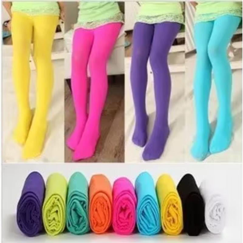 Ballet Dance Tight Halloween School Tights for Girls Soft Stretchy Footed Stockings Kids Dancewear Uniform Elastic Ballet Tights
