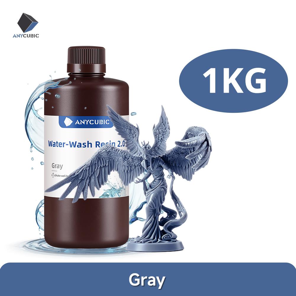 Impresoras 3D de Resina Lavables con Agua Anycubic Resina Lavable con Agua 365-405nm para LCD DLP Photon M3 Plus Max 7K mono 6K Impresión