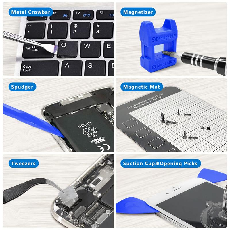 140 In 1 Precision Screwdriver Set Precision Screwdriver Set with Magnetic Bits Cell Phone Repair Tool Kit For Laptop Repair