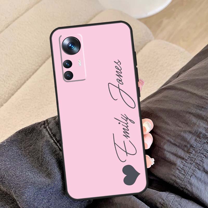 

Personalised Custom Name Pastel Tones Case For POCO F5 X5 X3 Pro F4 X4 F3 C65 Cover For Xiaomi 13T Pro 11T 12T 14 12 13 Lite 12X POCO M5s