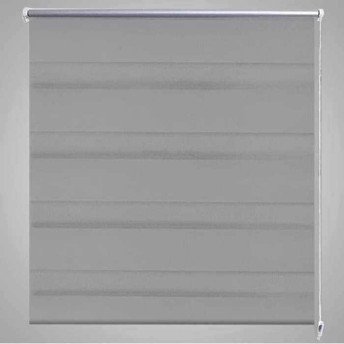 VidaXL Roller Blind Light Filtering 100x175 Cm Grey Blackout Blind Window Home 240211