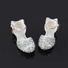 Toddler Girls Sandals Sequins Versatile Children Princess Causal Wedding Single Shoes Fashion Bowknot Kids Dress Single Shoes