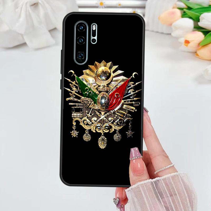Ottoman Empire Coat Of Arms Case For Huawei Nova Y90 Y70 Y61 Y60 5T Nova 9 10 SE 3i 7i 8i 11i P40 P30 Lite P60 Pro Case