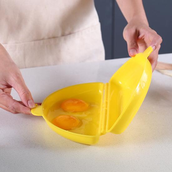 Silikonowa Forma do Gotowania Jajek do Mikrofalówki i Piekarnika Nieprzywierająca Forma do Omletów i Jajek Pożonych Bez BPA Narzędzie do Robienia Kanapki Śniadaniowej do Domowej Kuchni