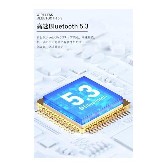 Bluetooth Earphones, Wireless Earphones, 2025 Newest Bluetooth Earphones, Full Range HIFI Sound Quality, Low Latency Connection, Instant Connection,