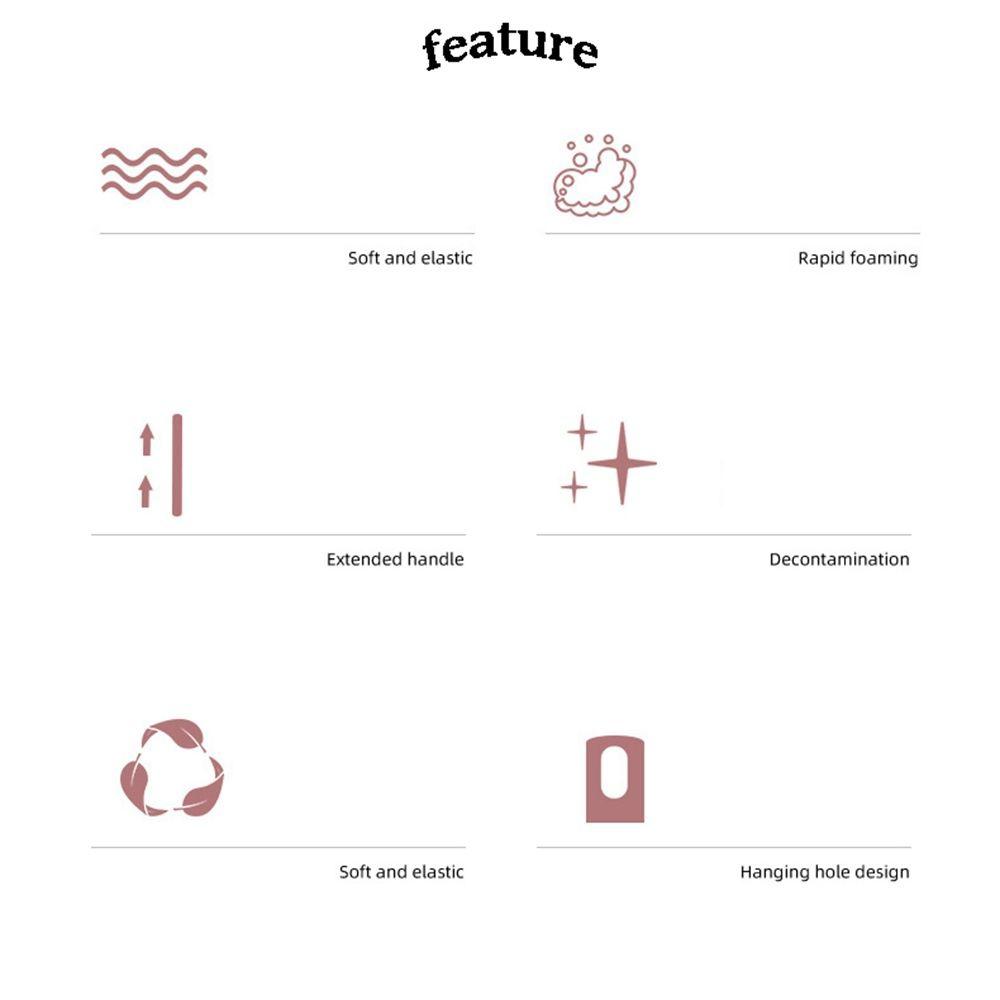 Ny langhåndtak babyflaskebørste Glassvannflaskebørste Giftfri kjøkkenrengjøringsverktøypakke